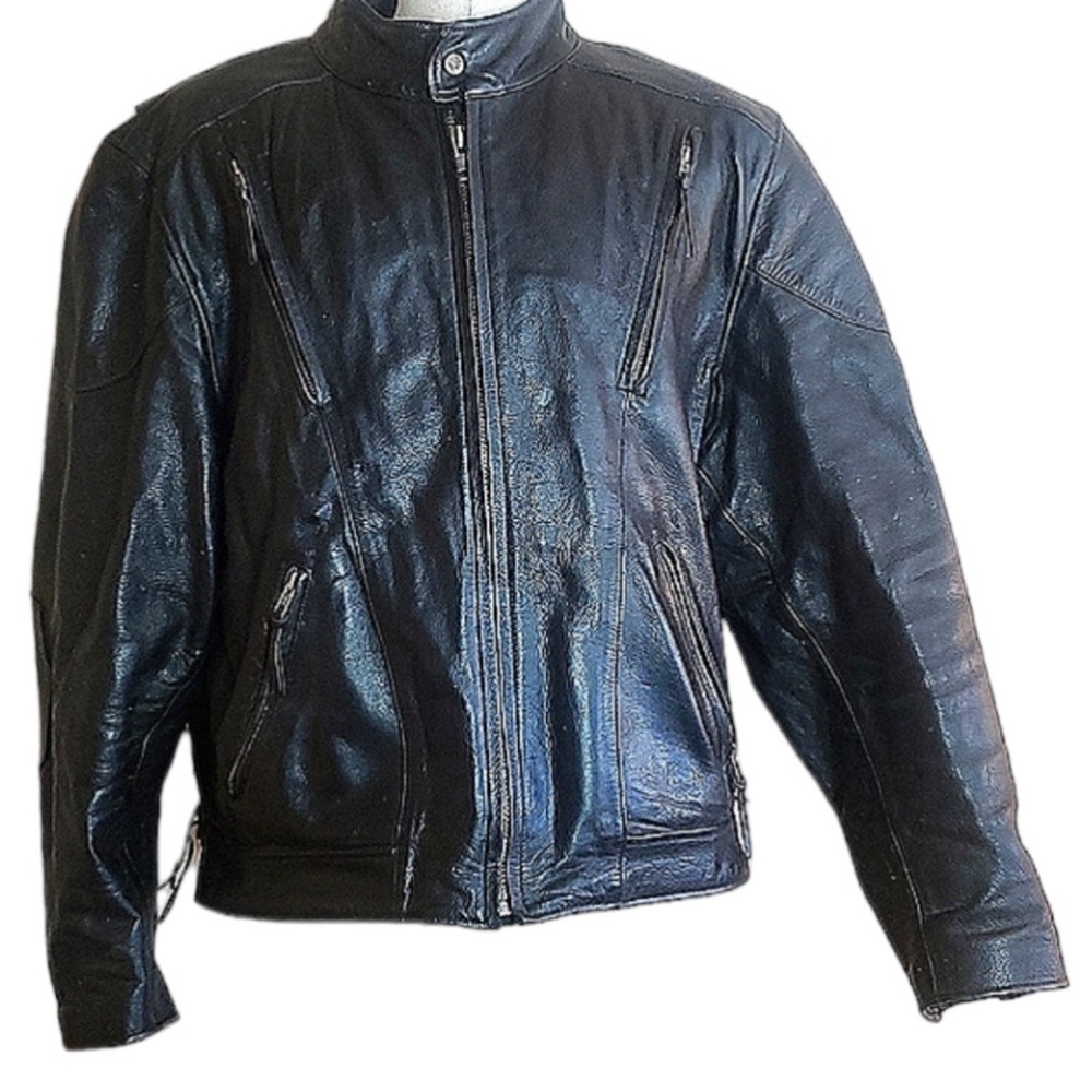 First Classics Leather Gear Leather Motorcycle Ja… - image 1
